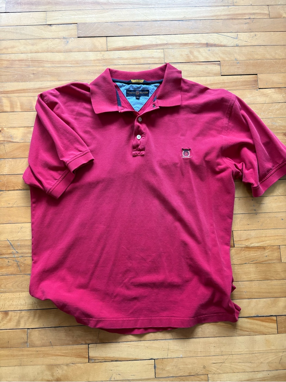 Tommy Hilfiger Red Men's Polo Shirt
